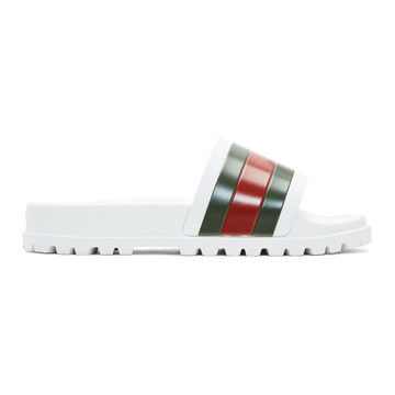 White Striped Pursuit Trek Slides