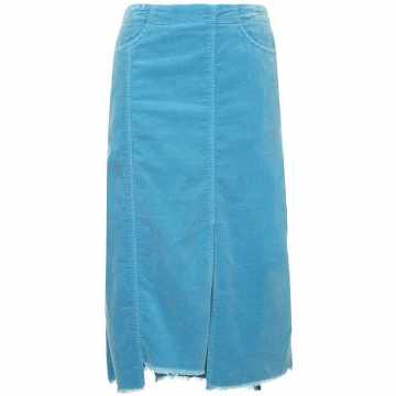 midi straight skirt