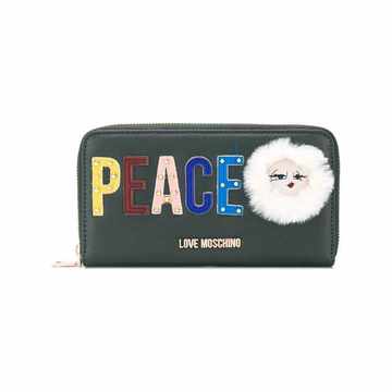 peace logo wallet