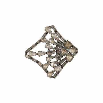 crystal brooch