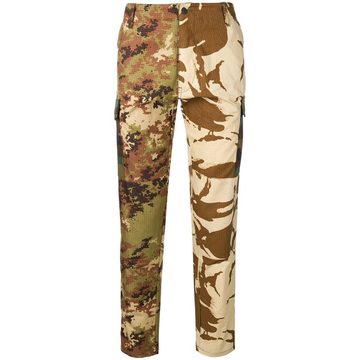 camouflage cargo pocket trousers