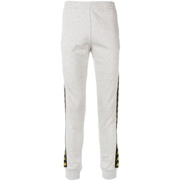 logo band print track pants