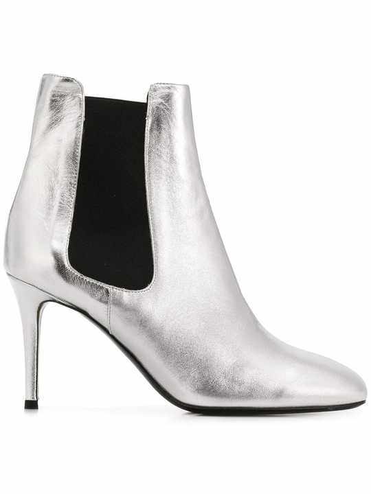 metallic ankle boots展示图