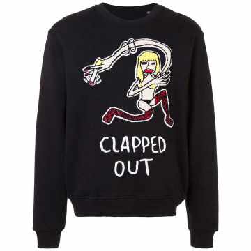 Clapped Out crew neck sweatshirt