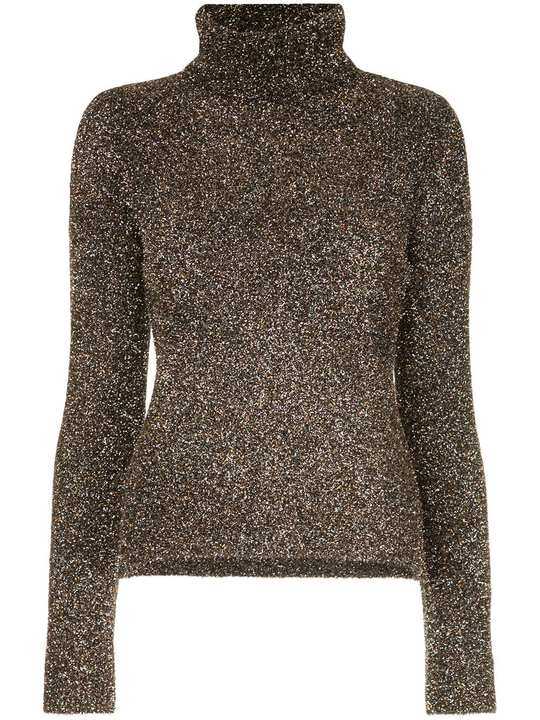 glitter roll neck sweater展示图