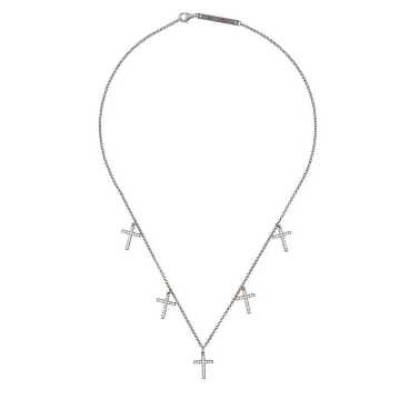 Lace Faith mini necklace