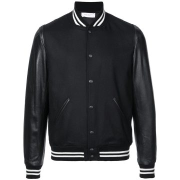 button-up bomber jacket