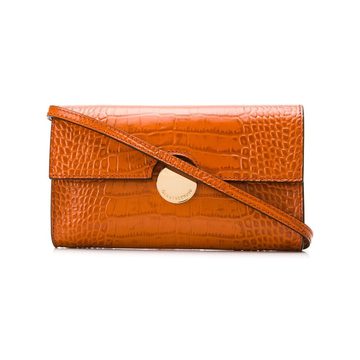 crocodile print mini clutch