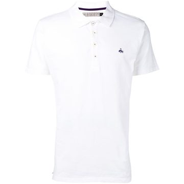 logo embroidered polo shirt