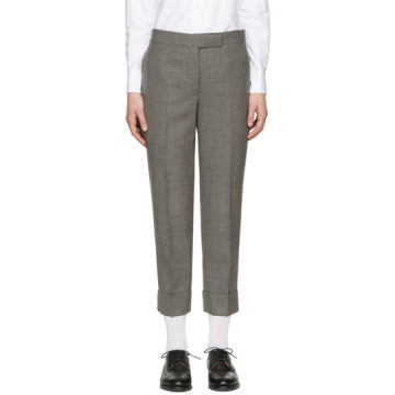 Grey Classic Backstrap Trousers