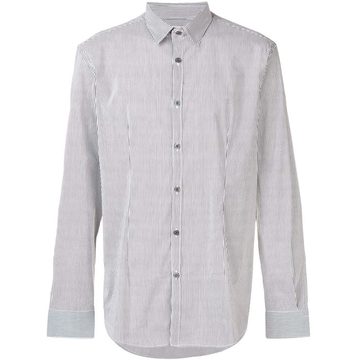 long-sleeve fitted shirt