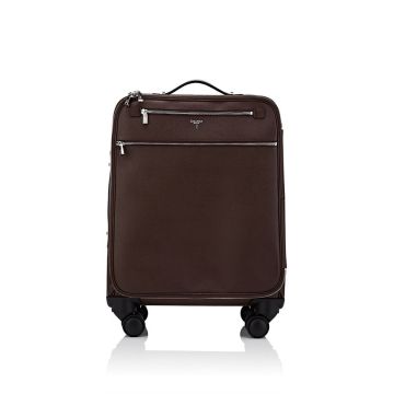 Evolution 21" Leather Carry-On Trolley