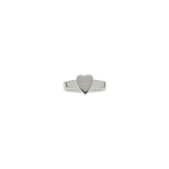 Silver Logo Heart Ring展示图