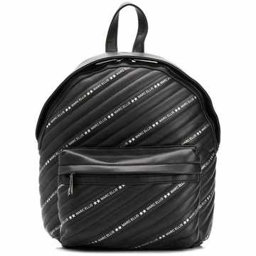 logo print backpack