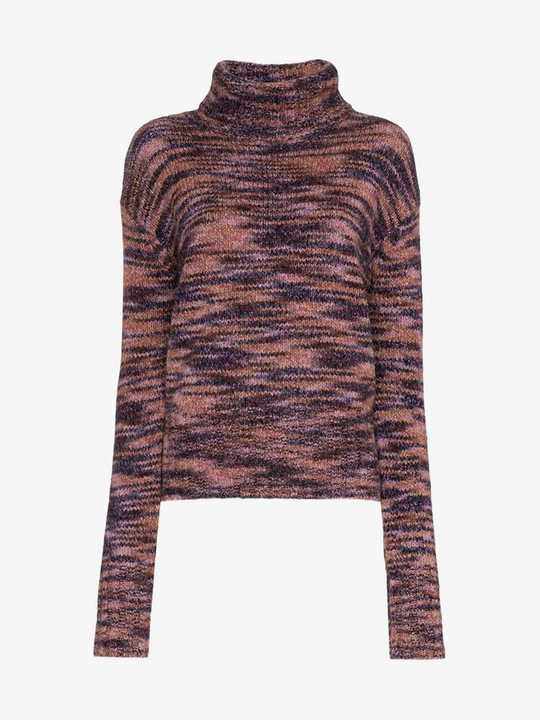 Parker turtle neck wool silk blend jumper展示图