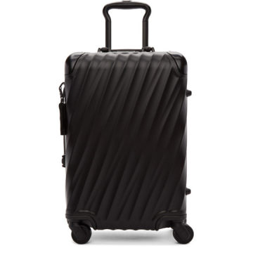 Black Aluminium International Carry-On Suitcase