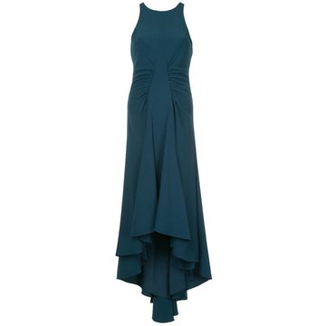 asymmetric ruched dress