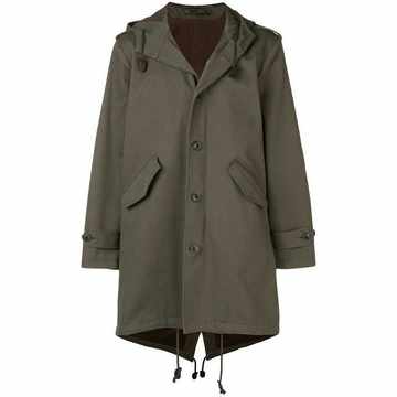 hooded parka coat