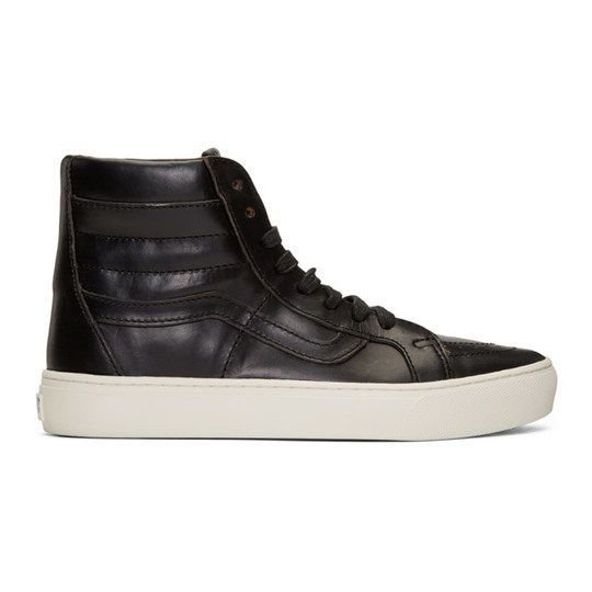 Black Horween Edition Sk8-Hi Cup LX Sneakers展示图