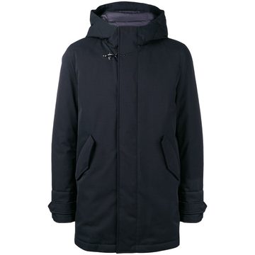 hooded padded coat