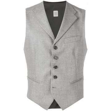 slim button waistcoat