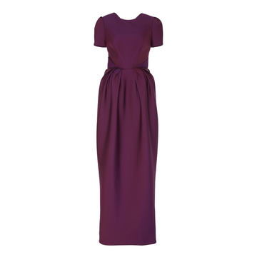 Gauffre Bow Cut Out Gown