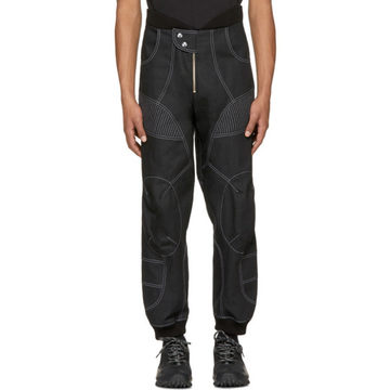 SSENSE Exclusive Black Denim Flight Trousers