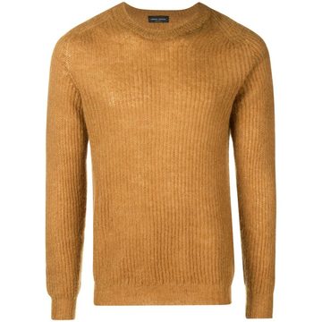 ribbed knitted sweater