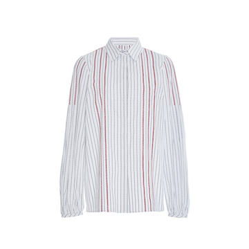 Wight Cotton Poplin Shirt