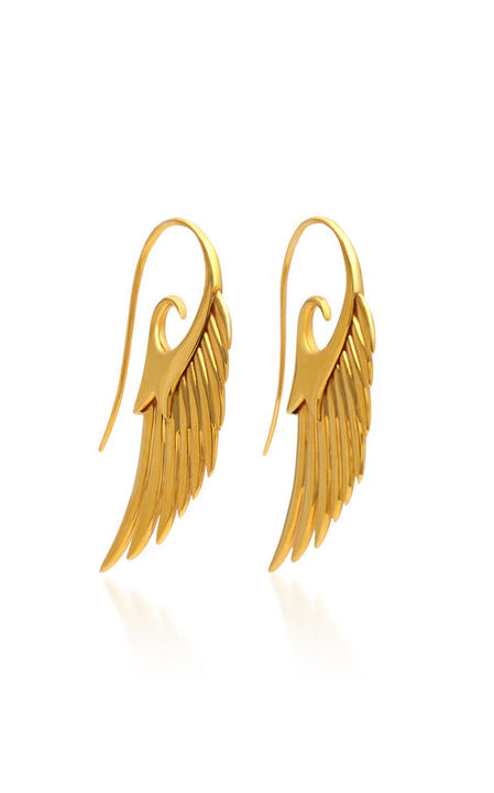 Fly Me To The Moon 18K Gold Earrings展示图