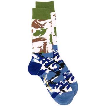 camouflage print socks