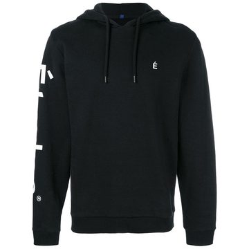 logo print hoodie