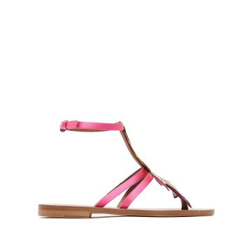 Ariana feather-embellished sandals