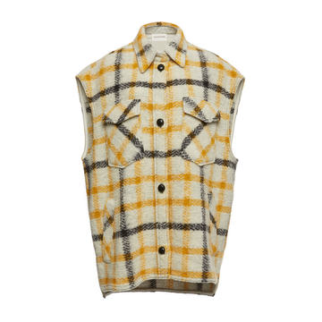 Garp Checked Wool-Blend Vest