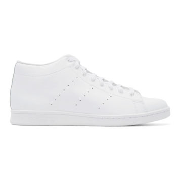 White Leather AOH-001 High-Top Sneakers
