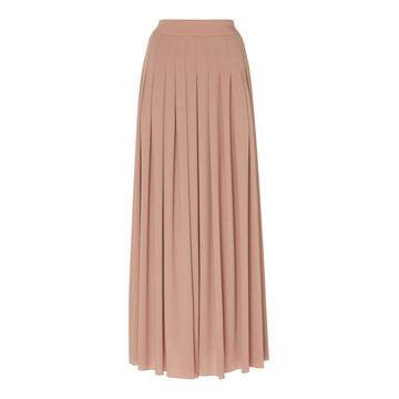 Fred Pleated Crepe Skirt