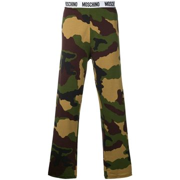 logo waistband camouflage track pants