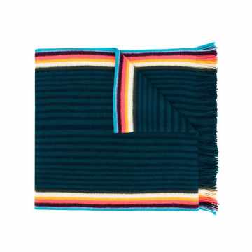 striped knit scarf