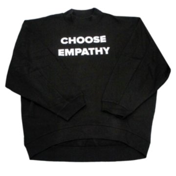 Choose Empathy黑色卫衣