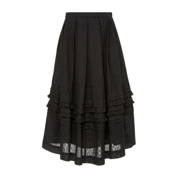 Pleated Midi Skirt