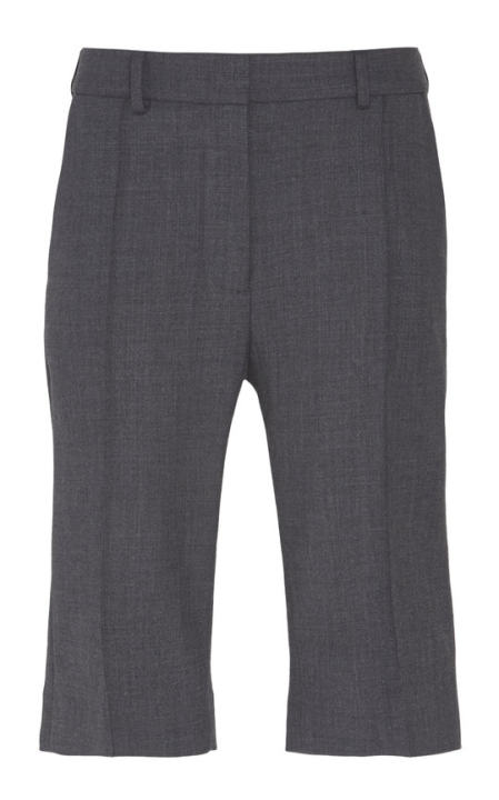 Tailored Wool Bermuda Shorts展示图