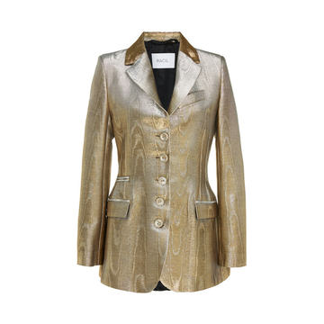 Curtis Cotton-Blend Metallic Blazer