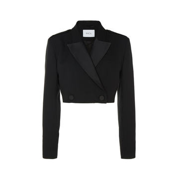 Brooke Cropped Virgin Wool Blazer Jacket