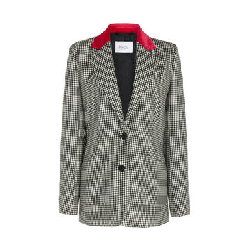 John Virgin Wool Gingham Blazer