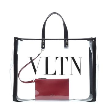 Valentino Garavani VLTN PVC托特包