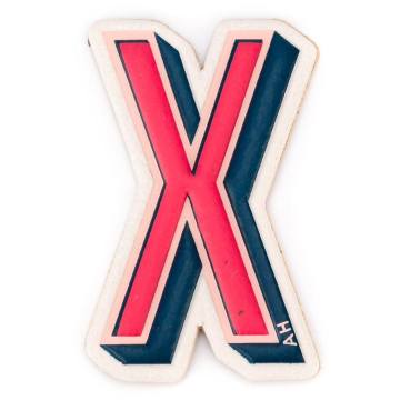 'X'皮革贴纸