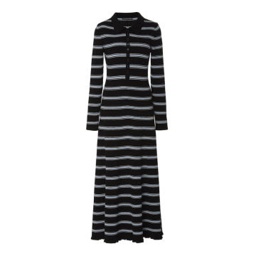 Wool Striped Dress