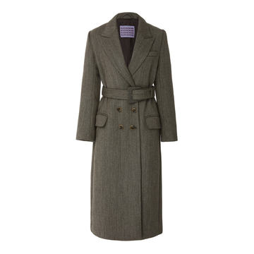 Wool Tailored Longline Coat