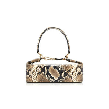 Olivia Snake Print Leather Bag