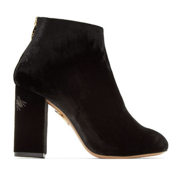 Black Velvet Alba Boots